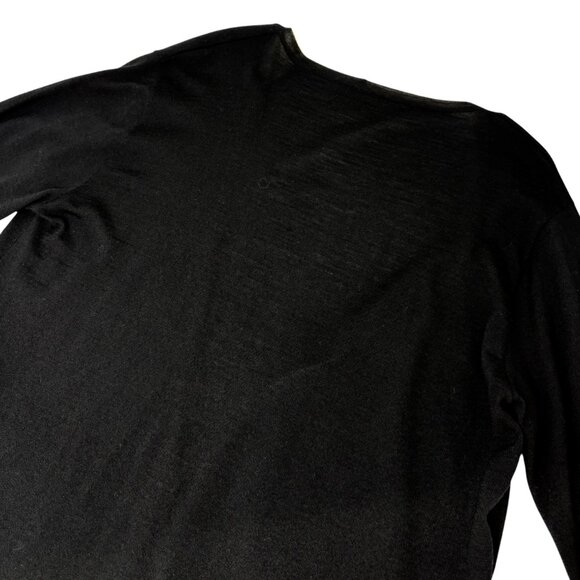 CHANEL Sport Vintage 06A CC Mark Logo Knit Cardigan #46 Black White [106364] - Picture 6 of 12